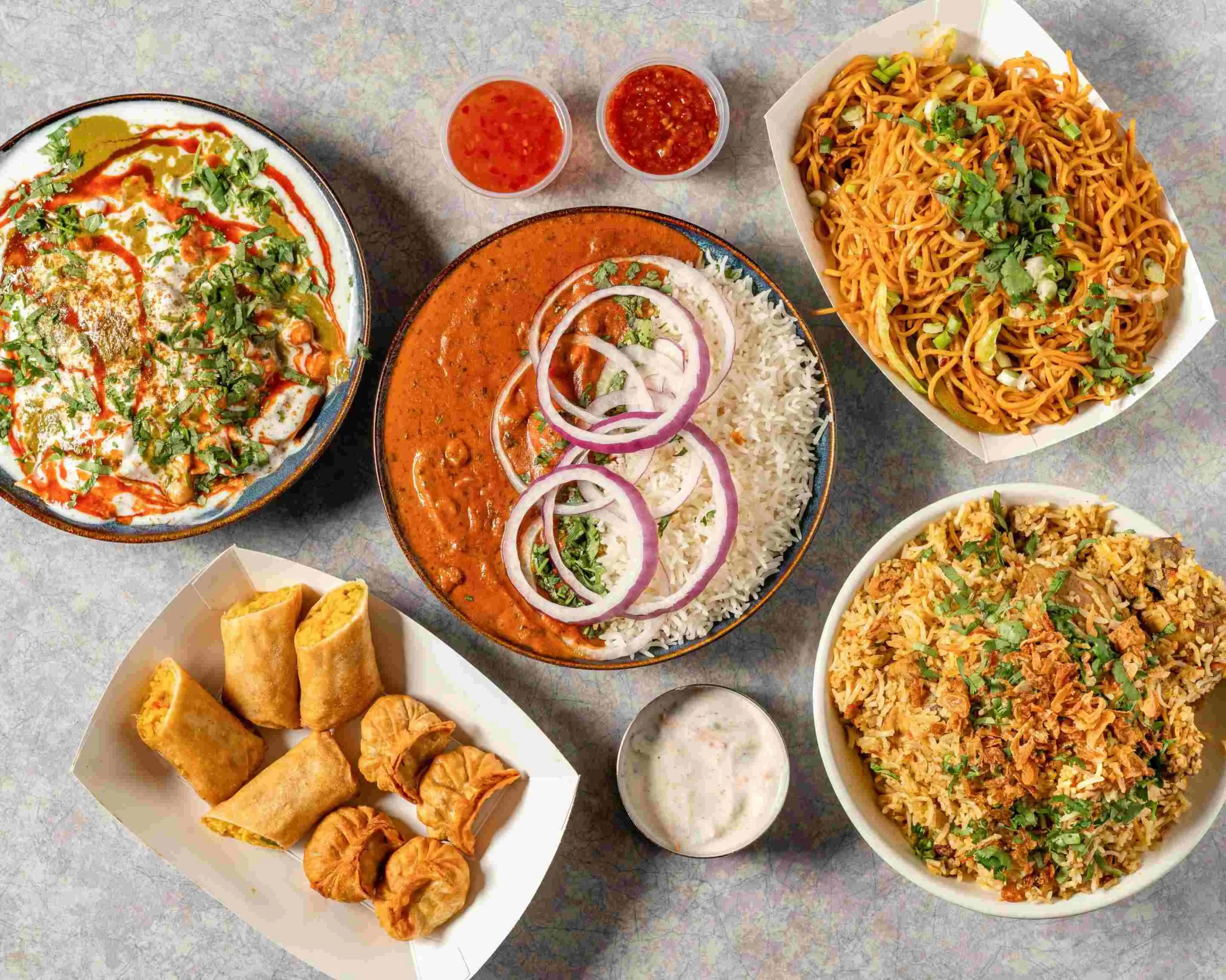 Indian curries, naan and street food from the Indian Tales menu in Northeast Calgary
