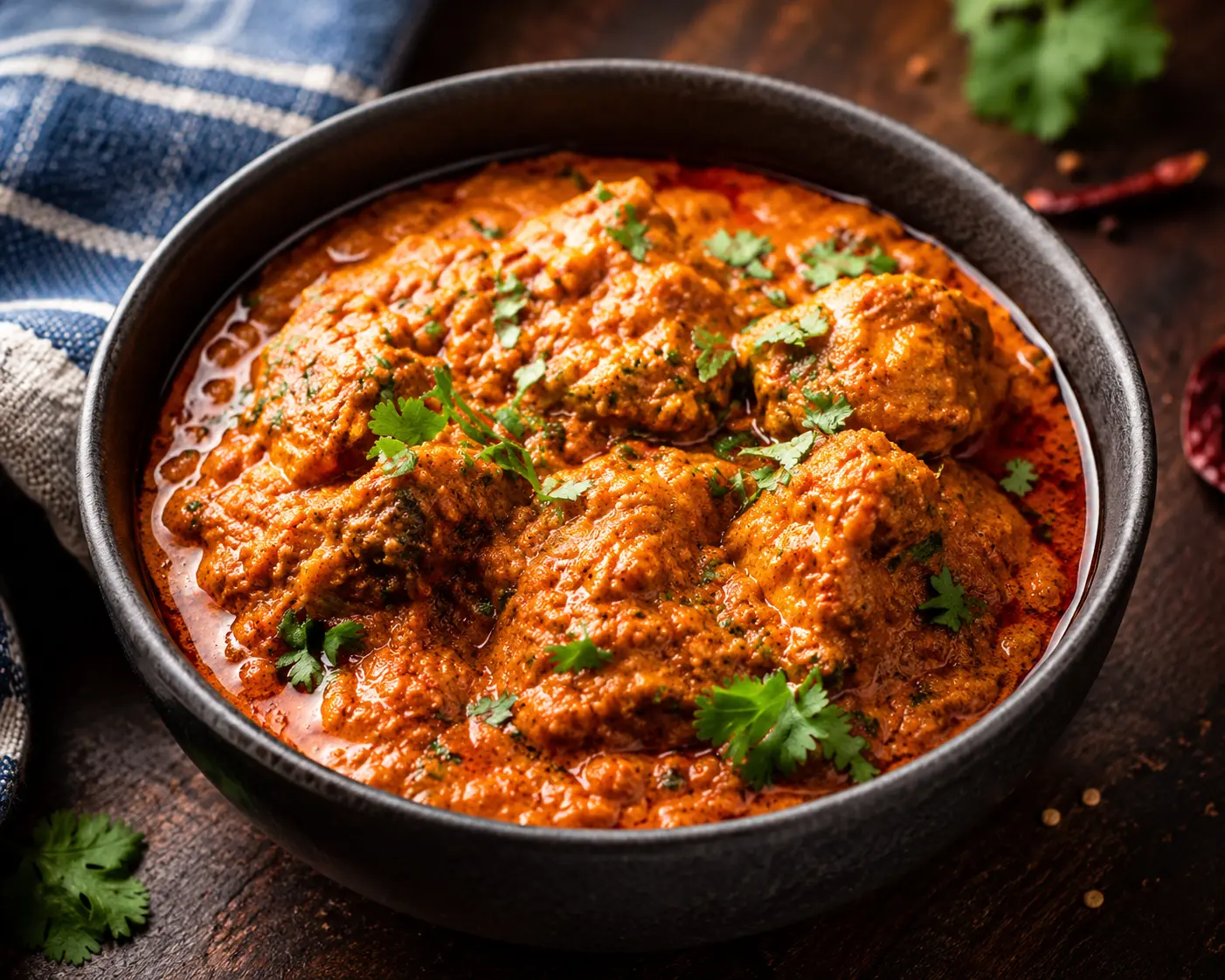 Chicken black pepper curry served at Indian Tales in Northeast Calgary
